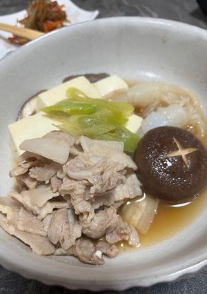 簡単！豚バラで肉豆腐🎵-レシピのメイン写真