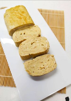 プロテイン入りふんわりだし巻き卵-レシピのメイン写真