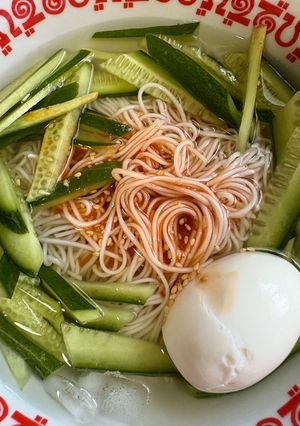 冷麺風素麺-レシピのメイン写真
