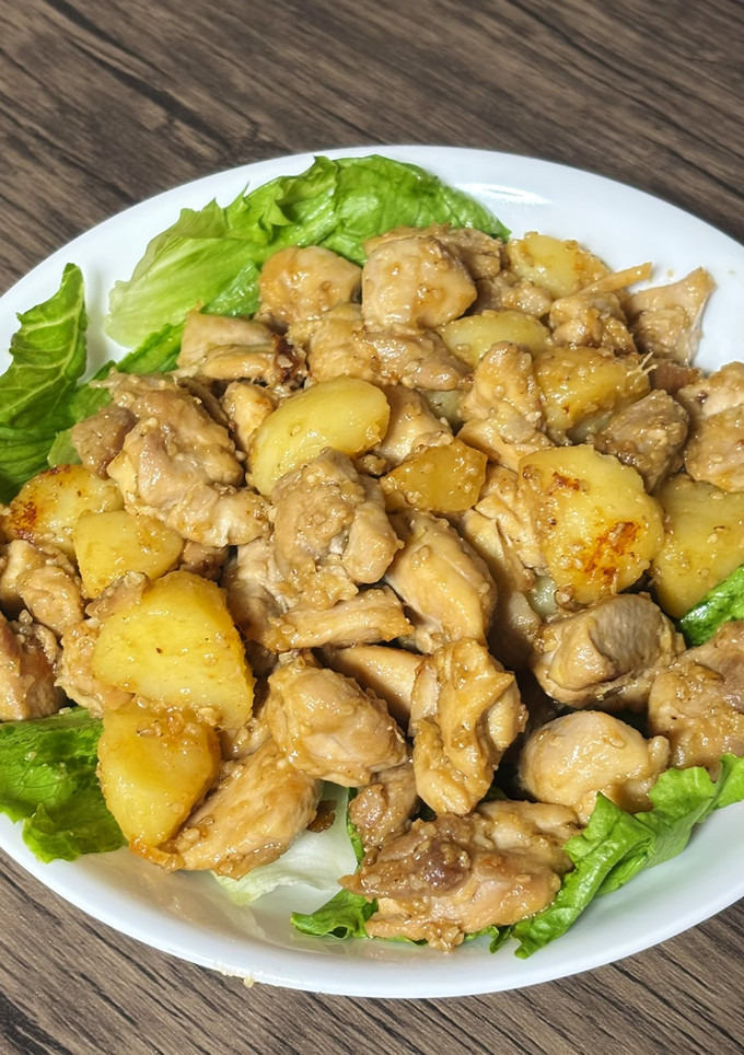 ☆簡単☆鶏もも肉のごまだれ炒め☆-レシピのメイン写真