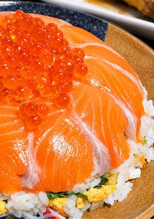 サーモン寿司ケーキ-レシピのメイン写真