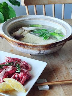 牛肉越え☆ヘルシー☆ラム肉しゃぶしゃぶ鍋-レシピのメイン写真