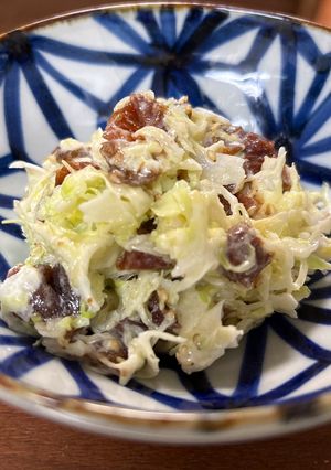 キャベツと干し柿のサラダ-レシピのメイン写真
