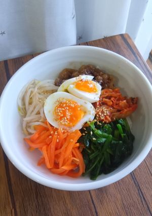 キンパと同じ材料で作る☆ビビンバ丼♪-レシピのメイン写真