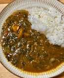 トマトなすほうれん草無水カレー