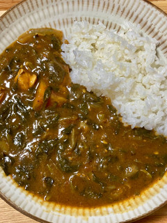 トマトなすほうれん草無水カレー-レシピのメイン写真