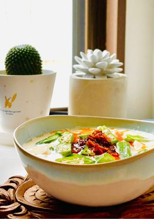 オクラと豆腐☆簡単冷製シェントウジャン風スープ-レシピのメイン写真