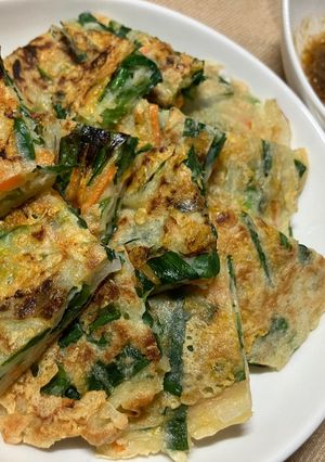 タレなしでも美味しいチーズチヂミ-レシピのメイン写真