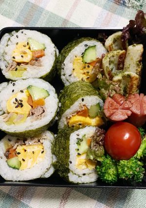 5/2ﾖｯﾁｬﾝ☆キンパお弁当-レシピのメイン写真