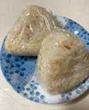 簡単な朝ご飯おかかチーズおにぎり