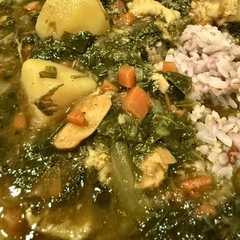 รูปของ モロヘイヤ入りカレー