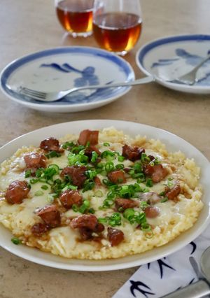ワンパン♪ 焼き鳥ライスピザ-レシピのメイン写真