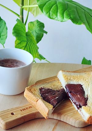 ランチに♪食パンでガトーショコラトースト-レシピのメイン写真
