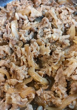 牛丼-レシピのメイン写真