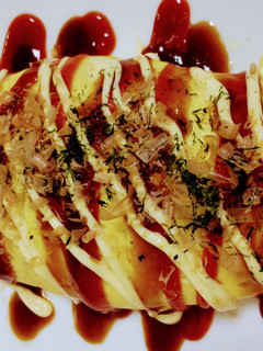 焼きそばを玉子焼きで包んでみた♪オムそば-レシピのメイン写真