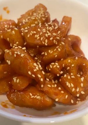 れんこんとウィンナーの甘酢ケチャップ炒め-レシピのメイン写真