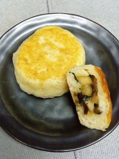 青じそが効いた茄子と蓮根のおやき-レシピのメイン写真