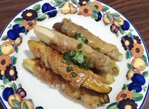 肉巻き、大葉と茄子の梅だれソース-レシピのメイン写真