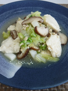 白菜のあんかけ豆腐-レシピのメイン写真