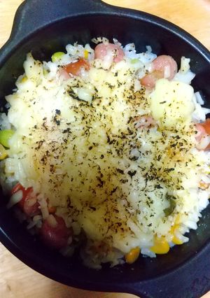 ウインナー炊き込みのチーズグラタン-レシピのメイン写真