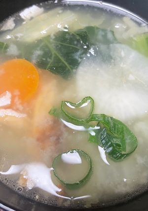 鮭と野菜の味噌汁-レシピのメイン写真
