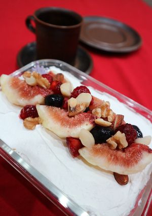 いちじくのスコップケーキ-レシピのメイン写真