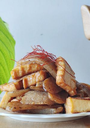 簡単☆厚揚げ&蒟蒻の無限炒め☆節約☆弁当-レシピのメイン写真