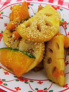 栄養士の卵☆簡単!野菜甘酢ホットサラダ-レシピのメイン写真