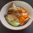 豚と野菜のオーブン焼き トリュフ塩で