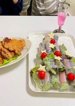 生春巻きツリー⭐︎子どもも楽しく美味しく-レシピのメイン写真