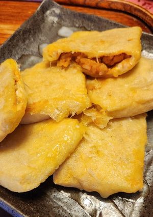 ケチャップごはんin油揚げチーズ焼き-レシピのメイン写真