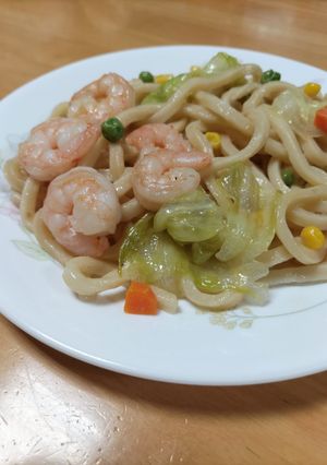 洋風焼きうどん-レシピのメイン写真