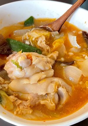 豚足🐽チゲスープ-レシピのメイン写真