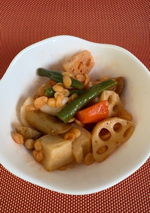 電子レンジで!根菜の甘酢和え-レシピのメイン写真