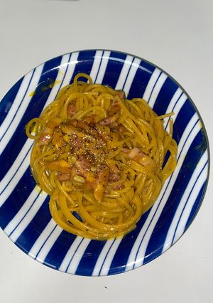 ワンパンカルボナーラ-レシピのメイン写真
