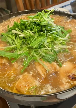 夏に食べたい！鶏と水菜の南国鍋-レシピのメイン写真