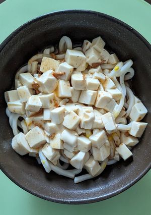 麻婆うどん-レシピのメイン写真