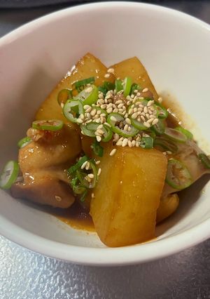 鶏もも肉と大根の甘辛煮-レシピのメイン写真