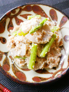 レンチンだけ!大豆ミートとれんこん白和え-レシピのメイン写真