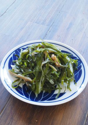 《副菜②》切り昆布となめたけの和え物-レシピのメイン写真