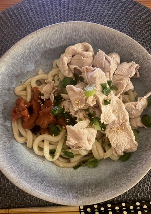 豚しゃぶ梅うどん-レシピのメイン写真