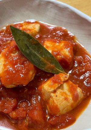 鶏肉のトマト煮込み〜ローリエ！-レシピのメイン写真