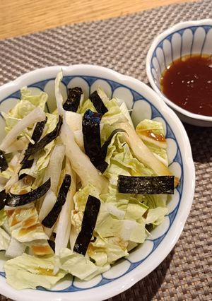 シャキッと！白菜サラダわさびドレッシング-レシピのメイン写真