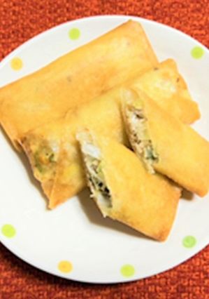 ブリとしょうがの春巻き-レシピのメイン写真