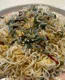 チリメンジャコと大葉のカリカリ焼き素麺