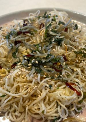 チリメンジャコと大葉のカリカリ焼き素麺-レシピのメイン写真