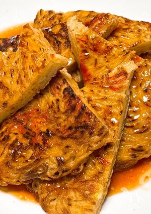 そうめんアレンジ!カニカマ入りチヂミ-レシピのメイン写真