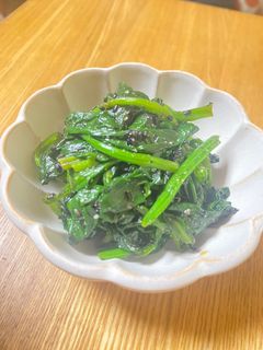 簡単!ほうれん草のごま和え-レシピのメイン写真