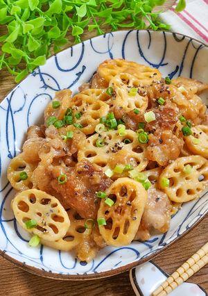 コクうま~豚バラれんこんの味噌ペッパー炒め-レシピのメイン写真