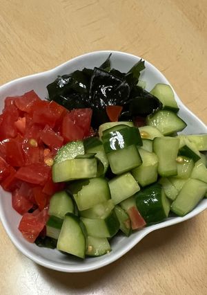 夏野菜スノモノ-レシピのメイン写真